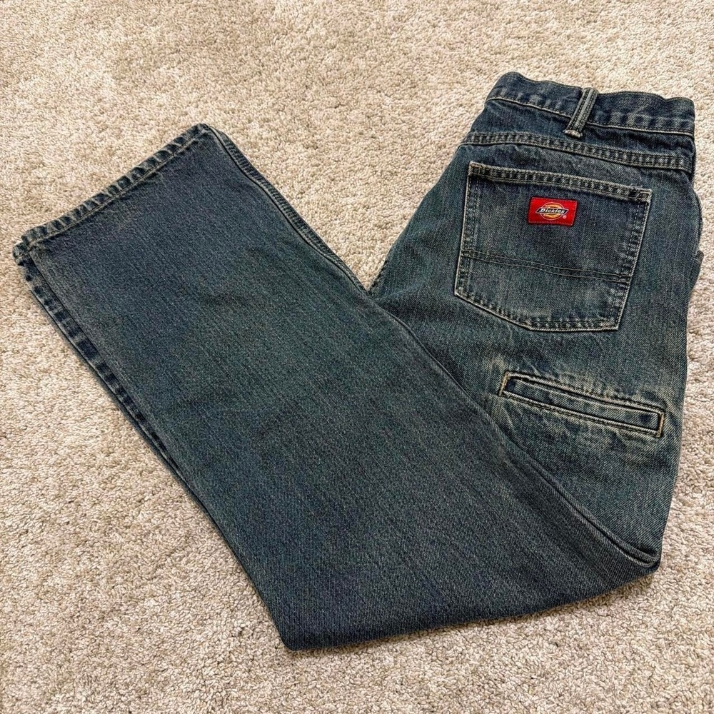 Dickies Carpenter Jeans | Medium Wash Blue Denim | 32X30